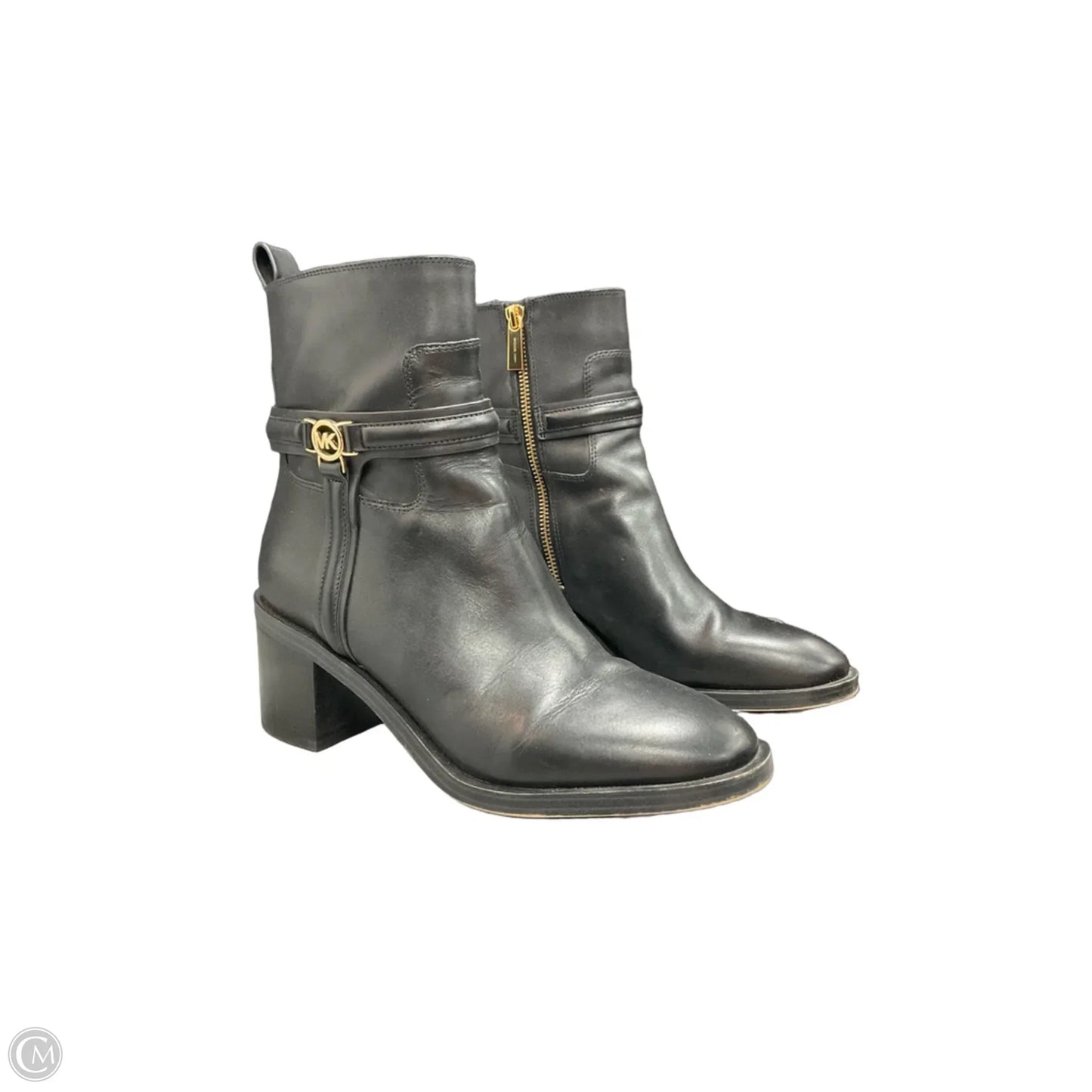 Boots Ankle Heels By Michael By Michael Kors In Black, Size: 8