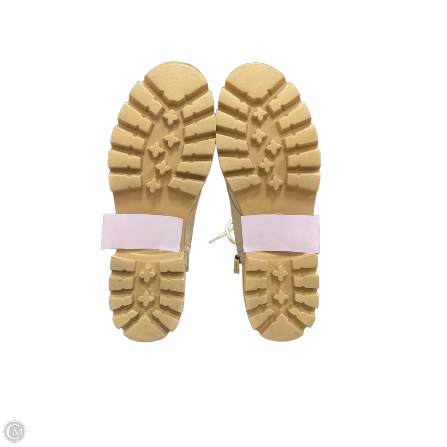 Boots Combat By Michael By Michael Kors In Beige, Size: 8
