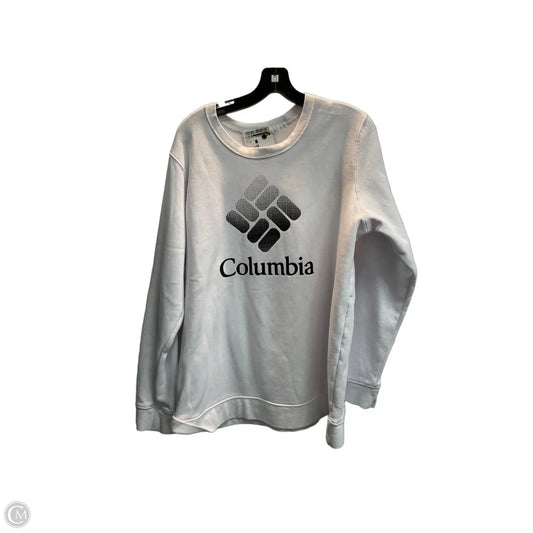 Sweatshirt Crewneck By Columbia In White, Size: 1x