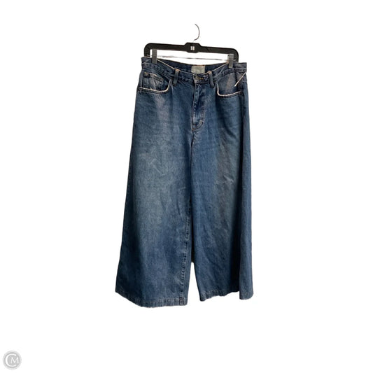 Jeans Wide Leg By Current Elliott In Blue, Size: 10