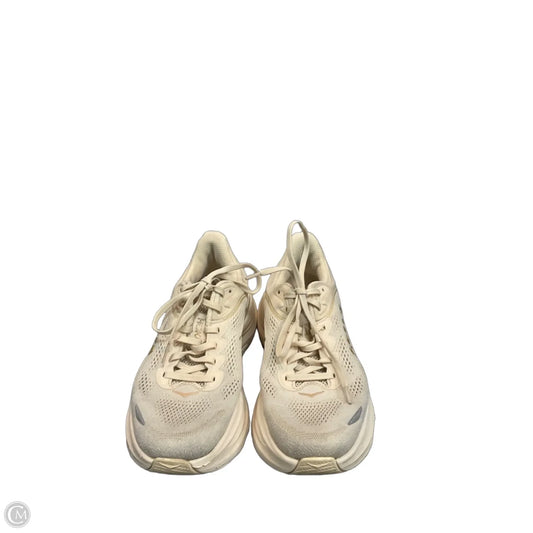 Shoes Athletic By Hoka In Beige, Size: 9.5