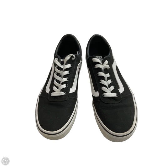 Shoes Sneakers By Vans In Black, Size: 8.5