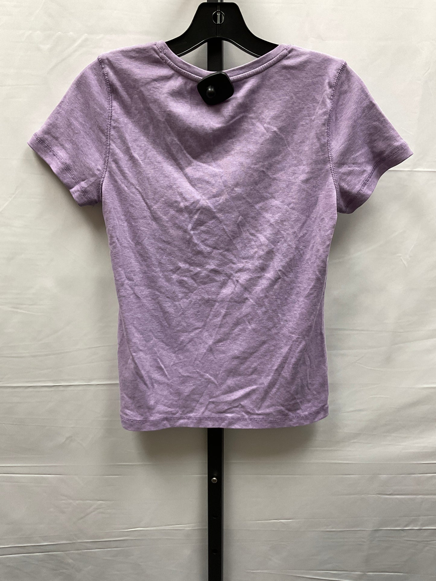 Purple Top Short Sleeve Christopher And Banks, Size S
