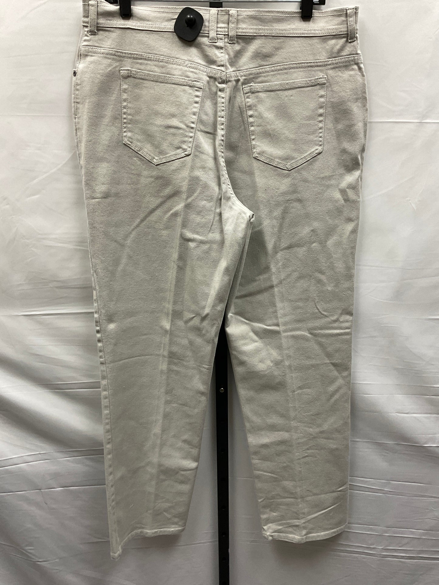 Grey Denim Jeans Straight Gloria Vanderbilt, Size 16