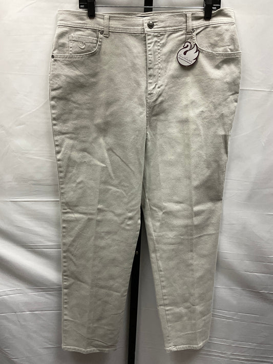 Grey Denim Jeans Straight Gloria Vanderbilt, Size 16