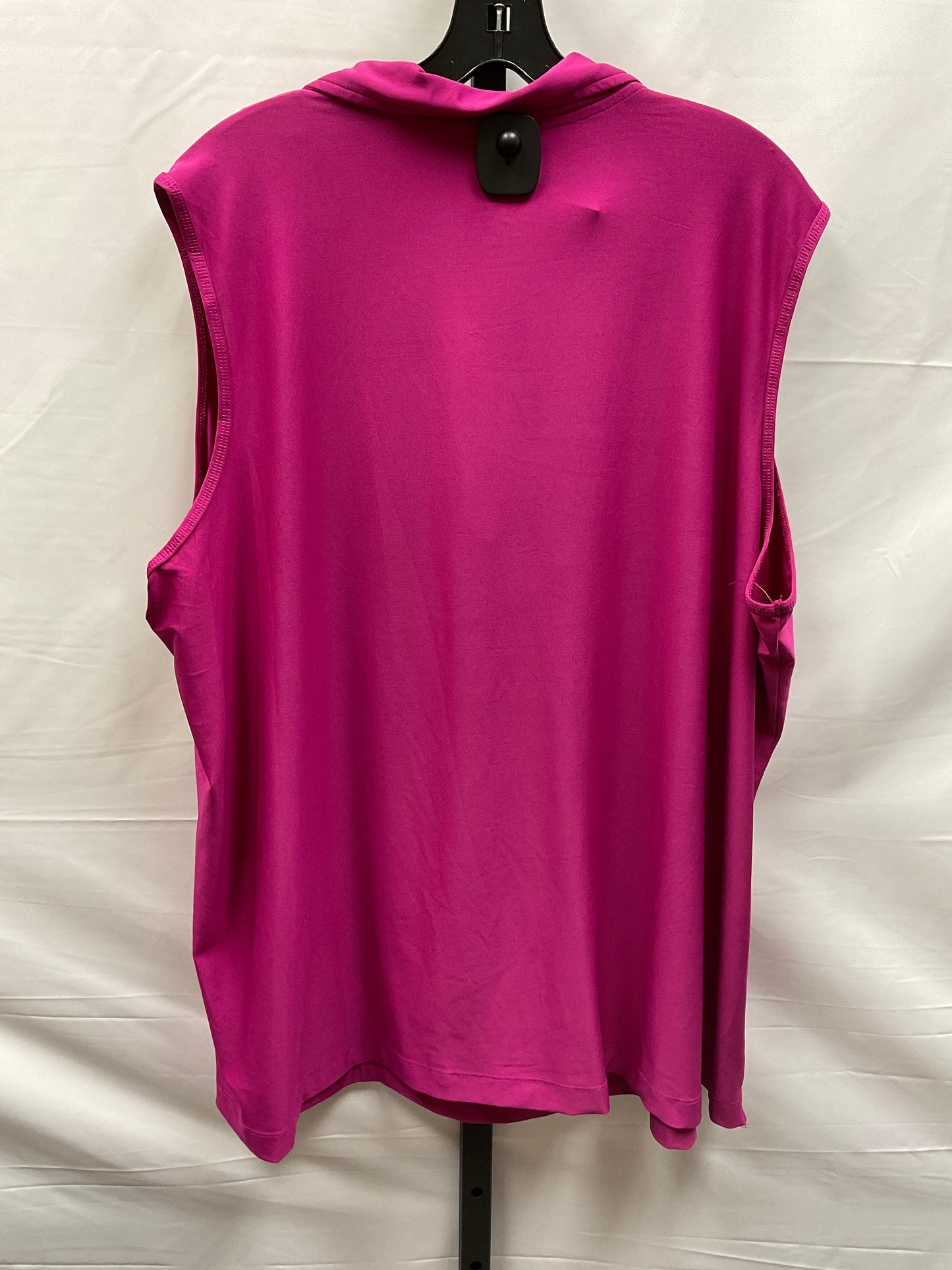 Pink Top Sleeveless Croft And Barrow, Size 3x