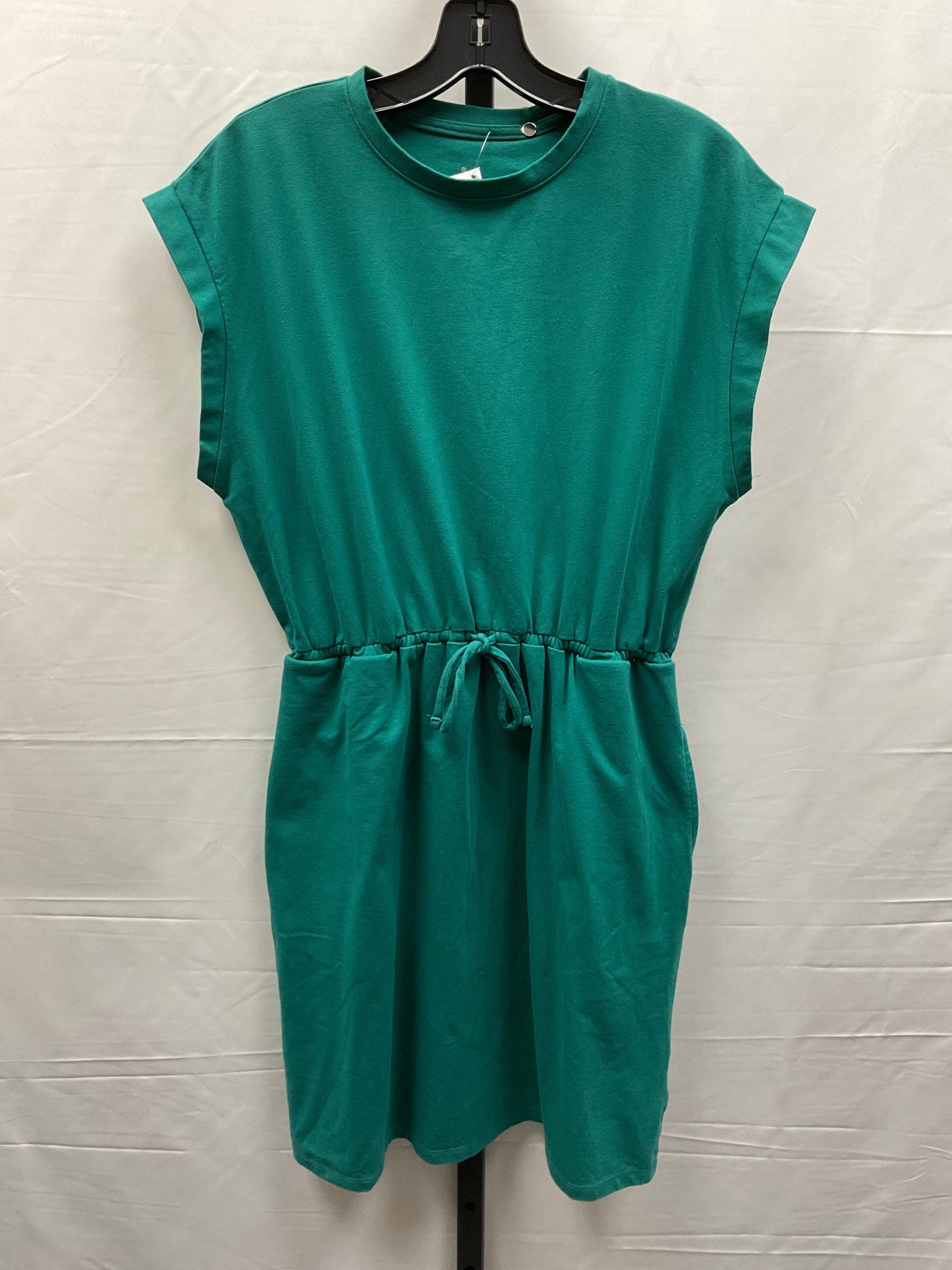 Teal Dress Casual Midi A New Day, Size M