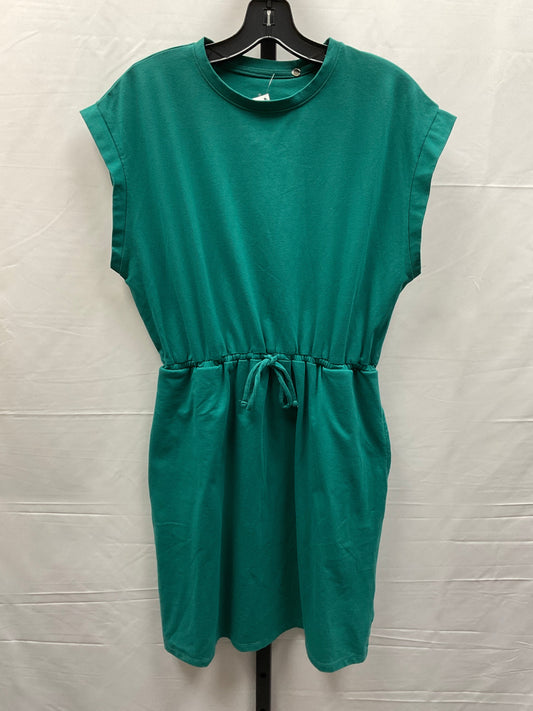 Teal Dress Casual Midi A New Day, Size M