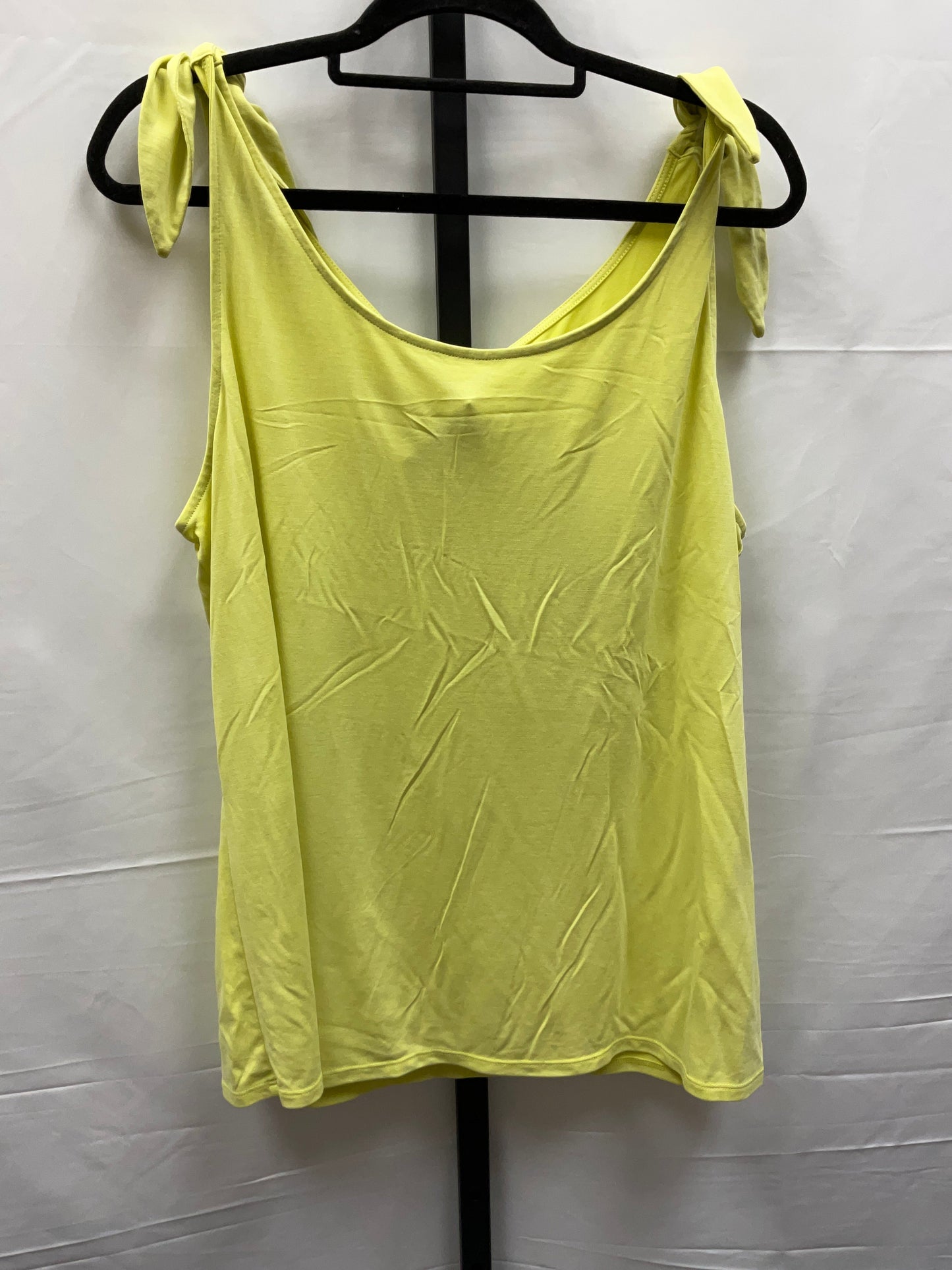 Yellow Top Sleeveless Time And Tru, Size Xl