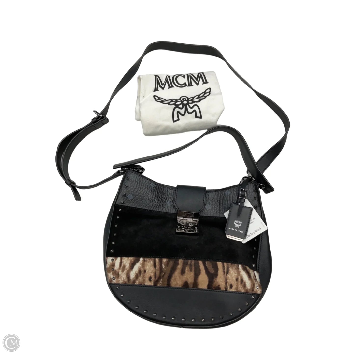 Patricia Studded Crossbody By Mcm, Size: Medium