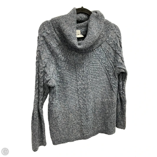 Sweater By Liz Claiborne In Blue, Size: L