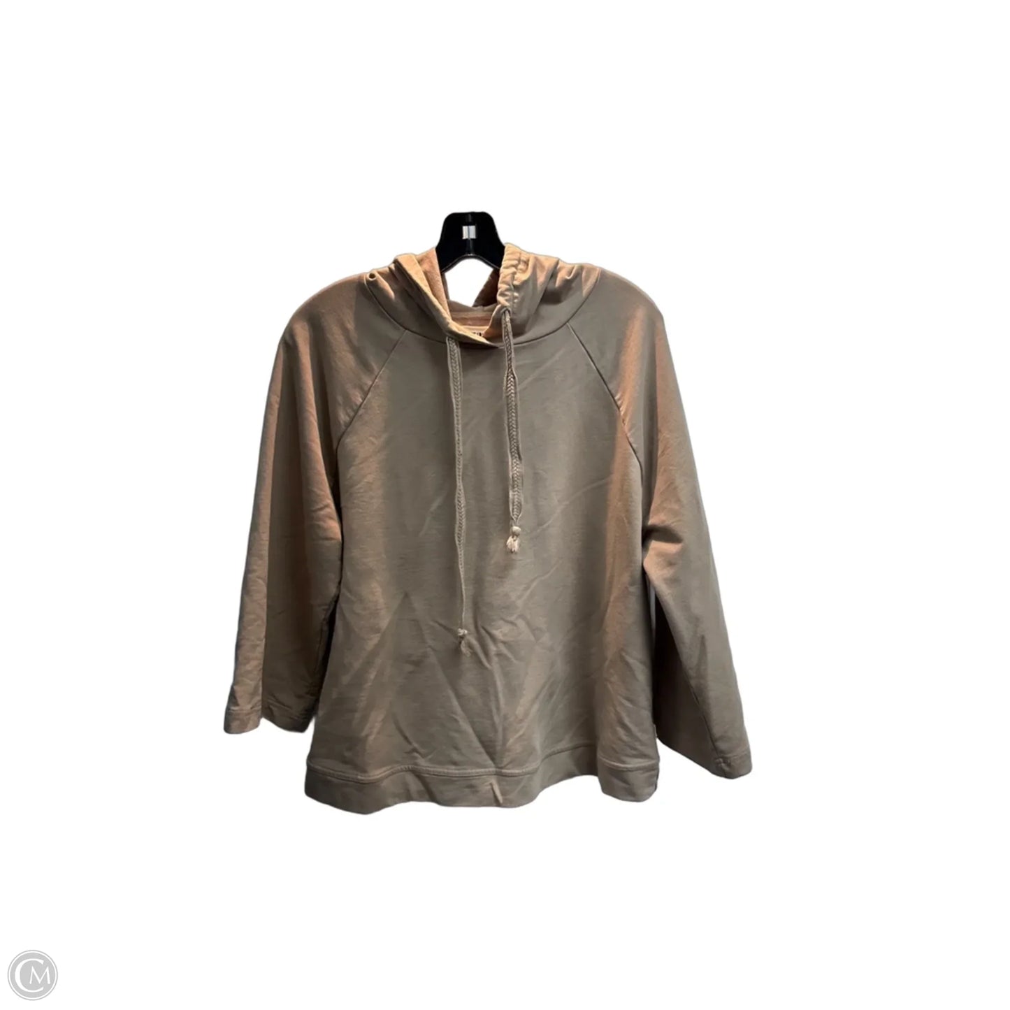 Sweatshirt Hoodie By Pact In Brown, Size: L