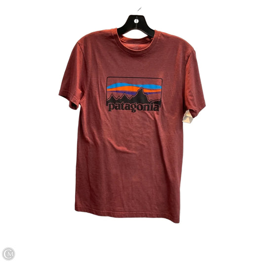 Top Short Sleeve By Patagonia In Red, Size: S
