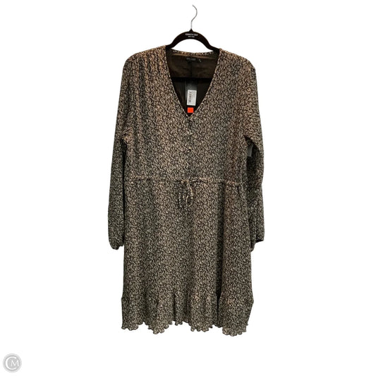 Dress Casual Midi By Clothes Mentor In Floral Print, Size: Xl