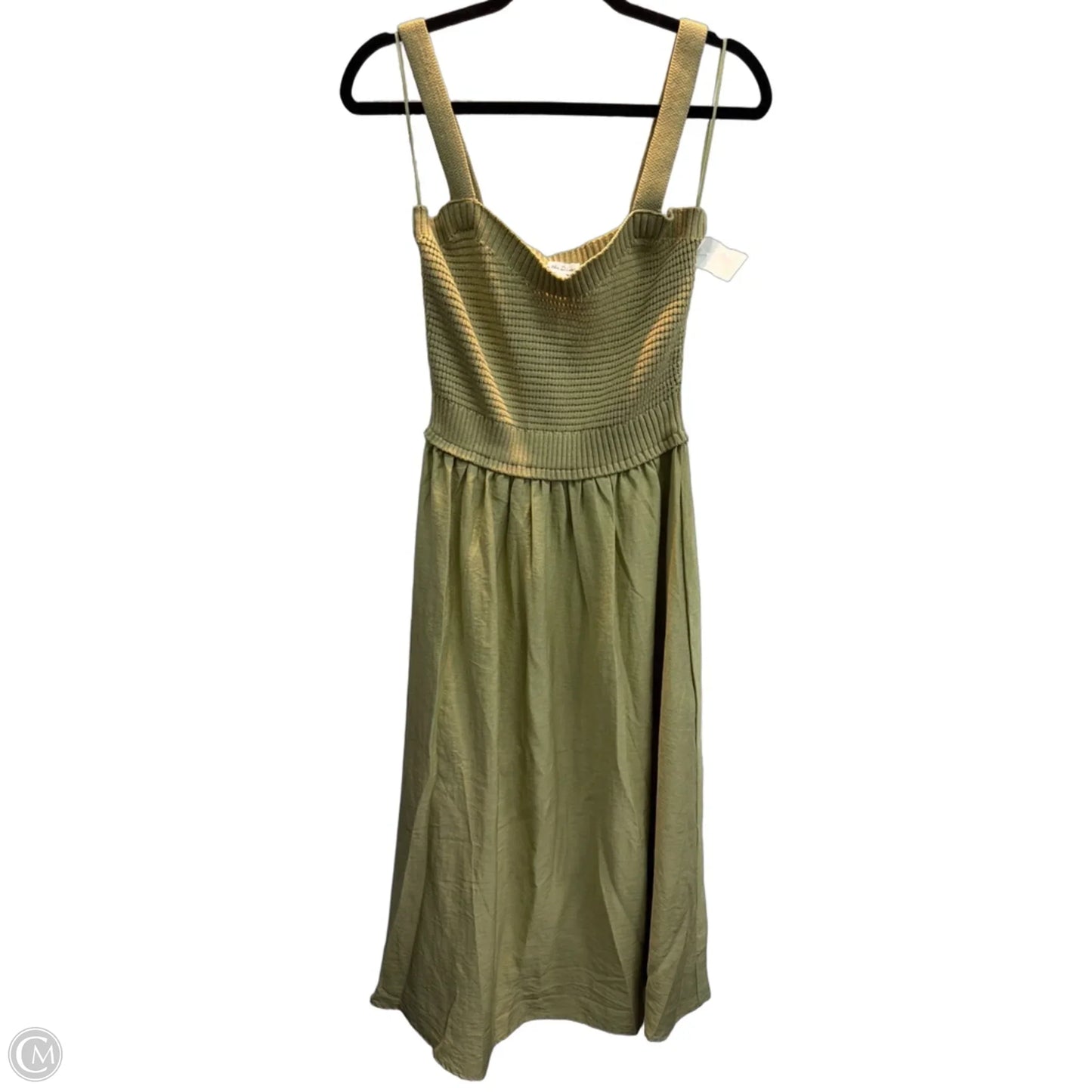 Dress Casual Maxi By By The River In Green, Size: L