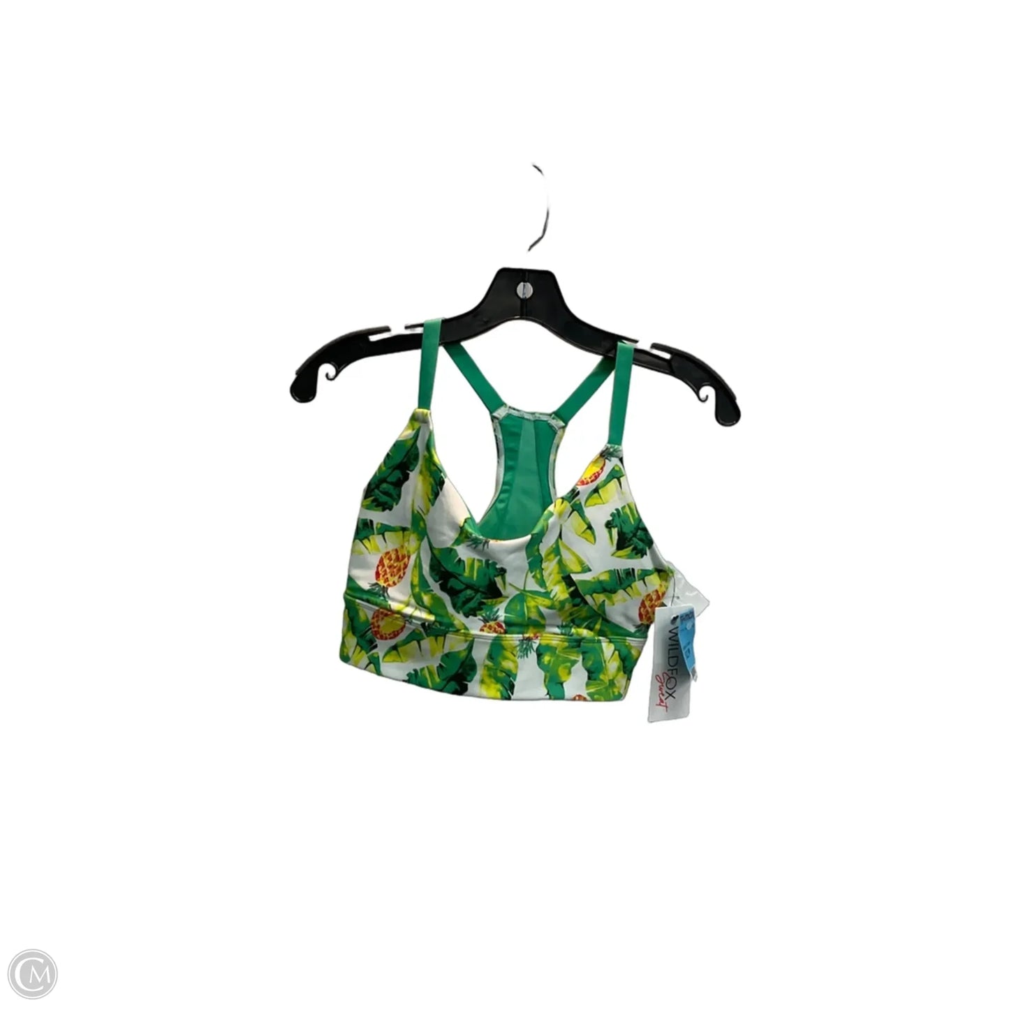 Athletic Bra By Wildfox In Floral Print, Size: M