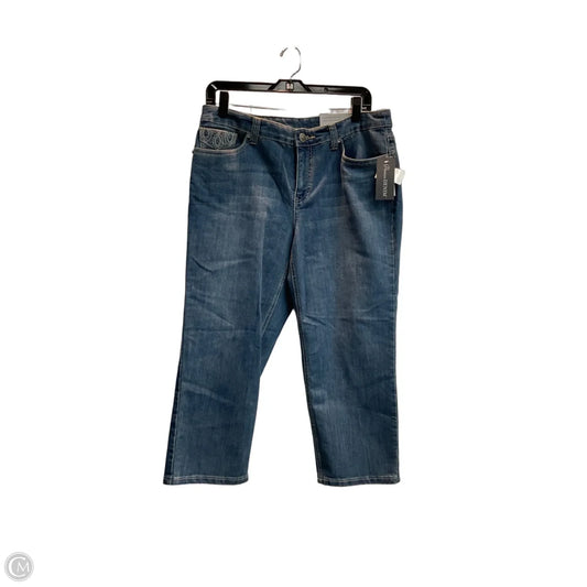 Capris By Christopher And Banks In Blue Denim, Size: 10