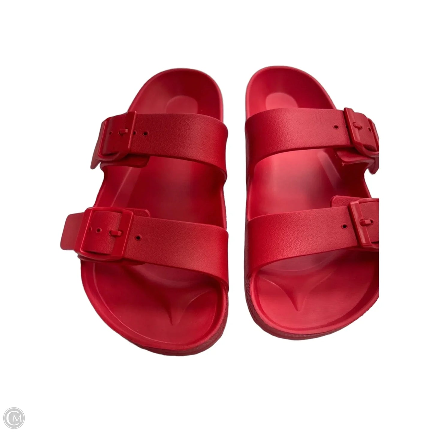 Sandals Flats By Shade & Shore In Red, Size: 6