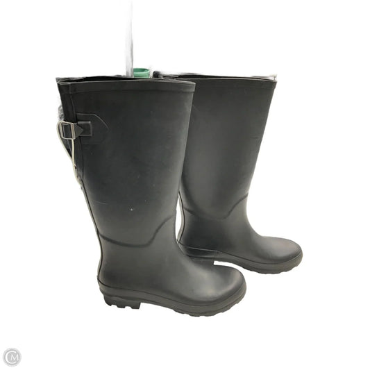 Boots Rain By A New Day In Black, Size: 8