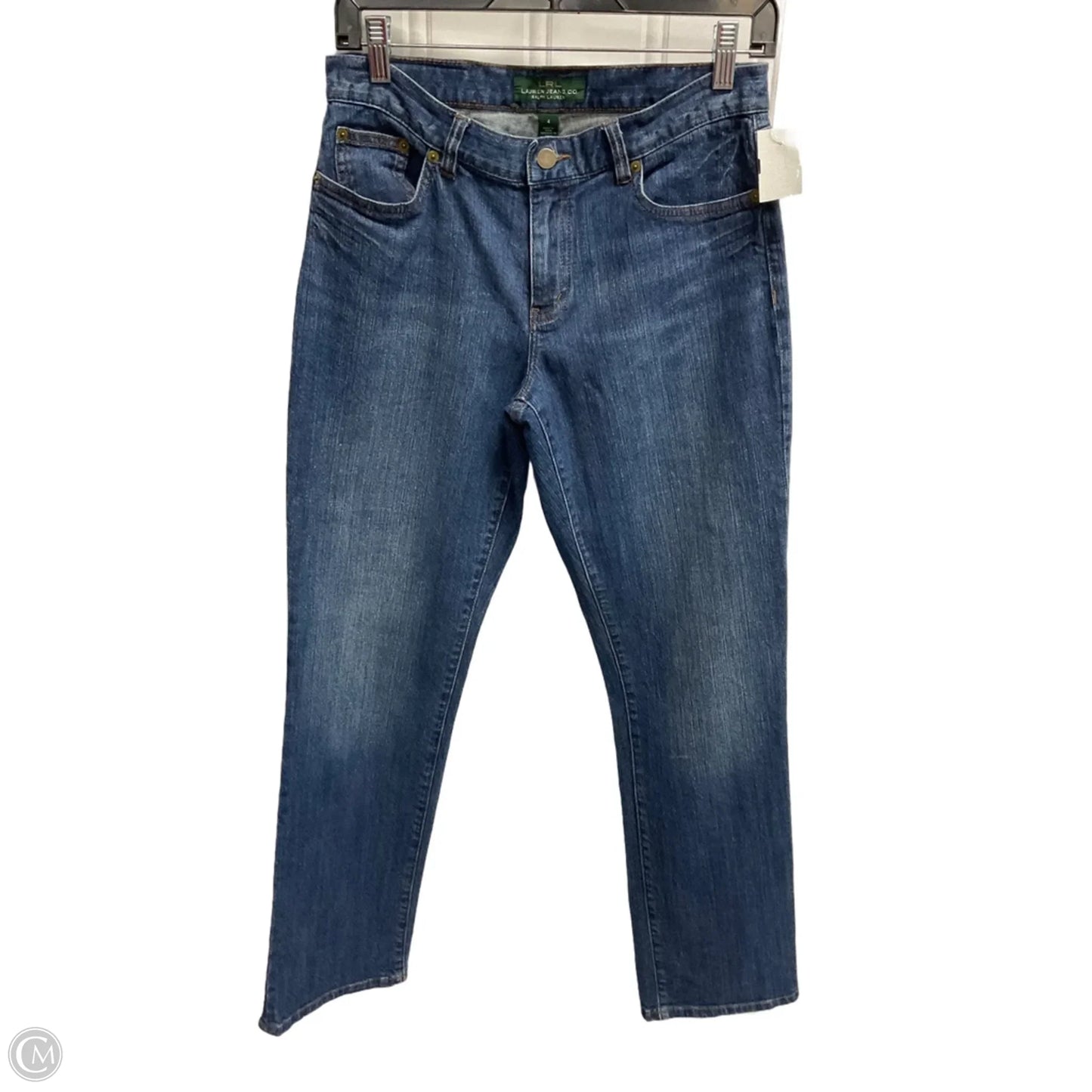 Jeans Straight By Ralph Lauren In Blue, Size: 4