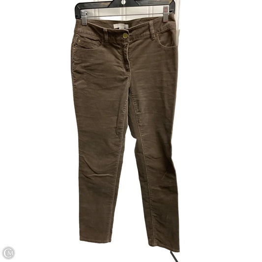 Jeans Straight By Chicos In Brown, Size: Xs
