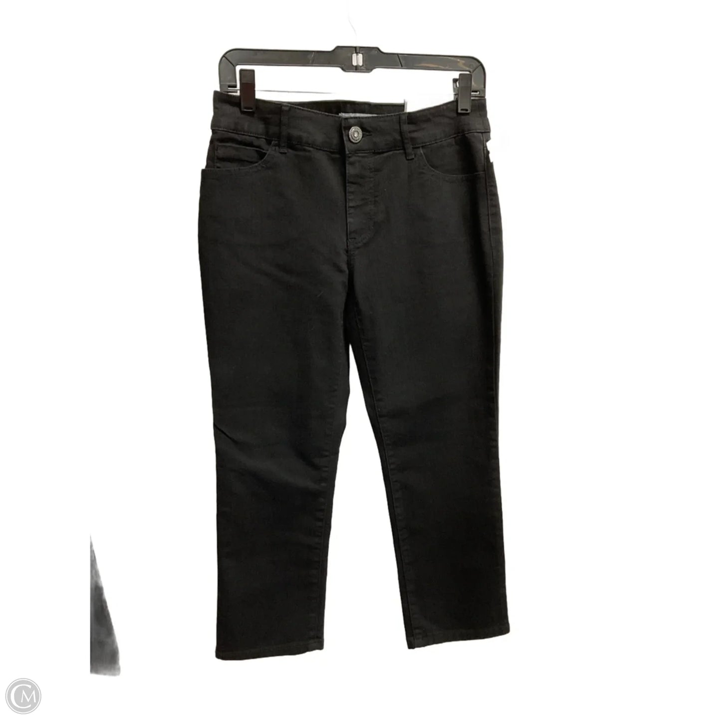 Jeans Cropped By Chicos In Black, Size: Xs