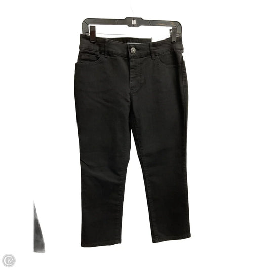 Jeans Cropped By Chicos In Black, Size: Xs