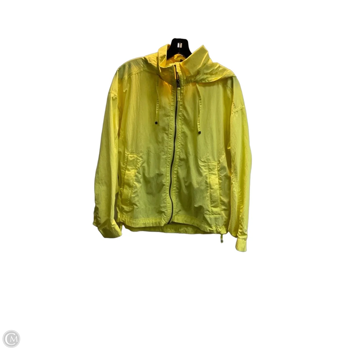 Jacket Windbreaker By Eddie Bauer In Yellow, Size: Xs