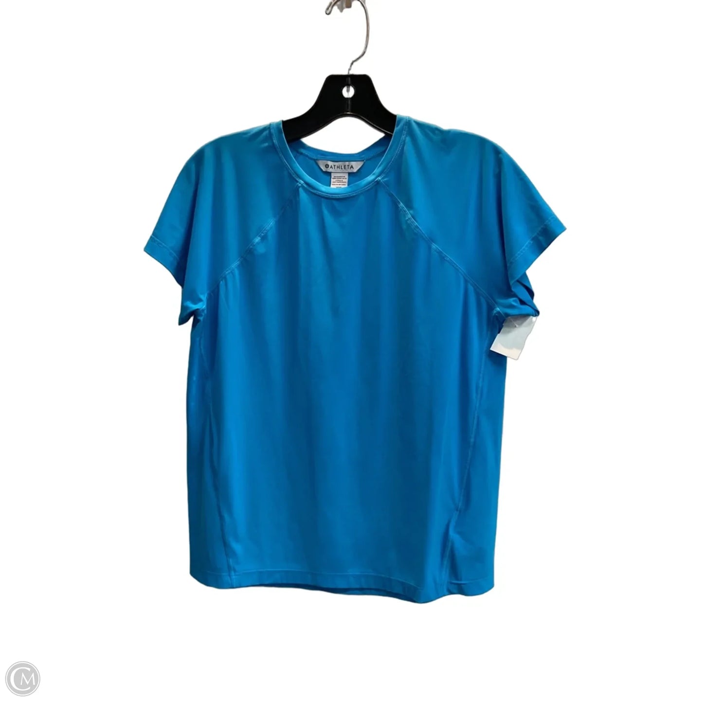 Athletic Top Short Sleeve By Athleta In Blue, Size: Xxs