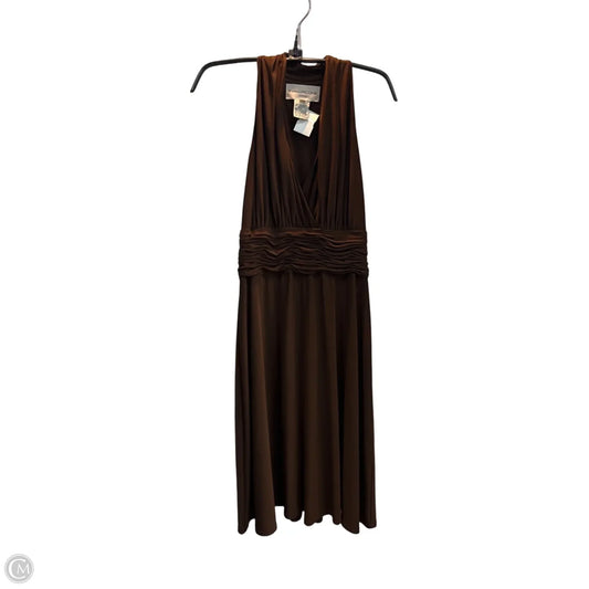 Dress Party Midi By Evan-picone In Brown, Size: M