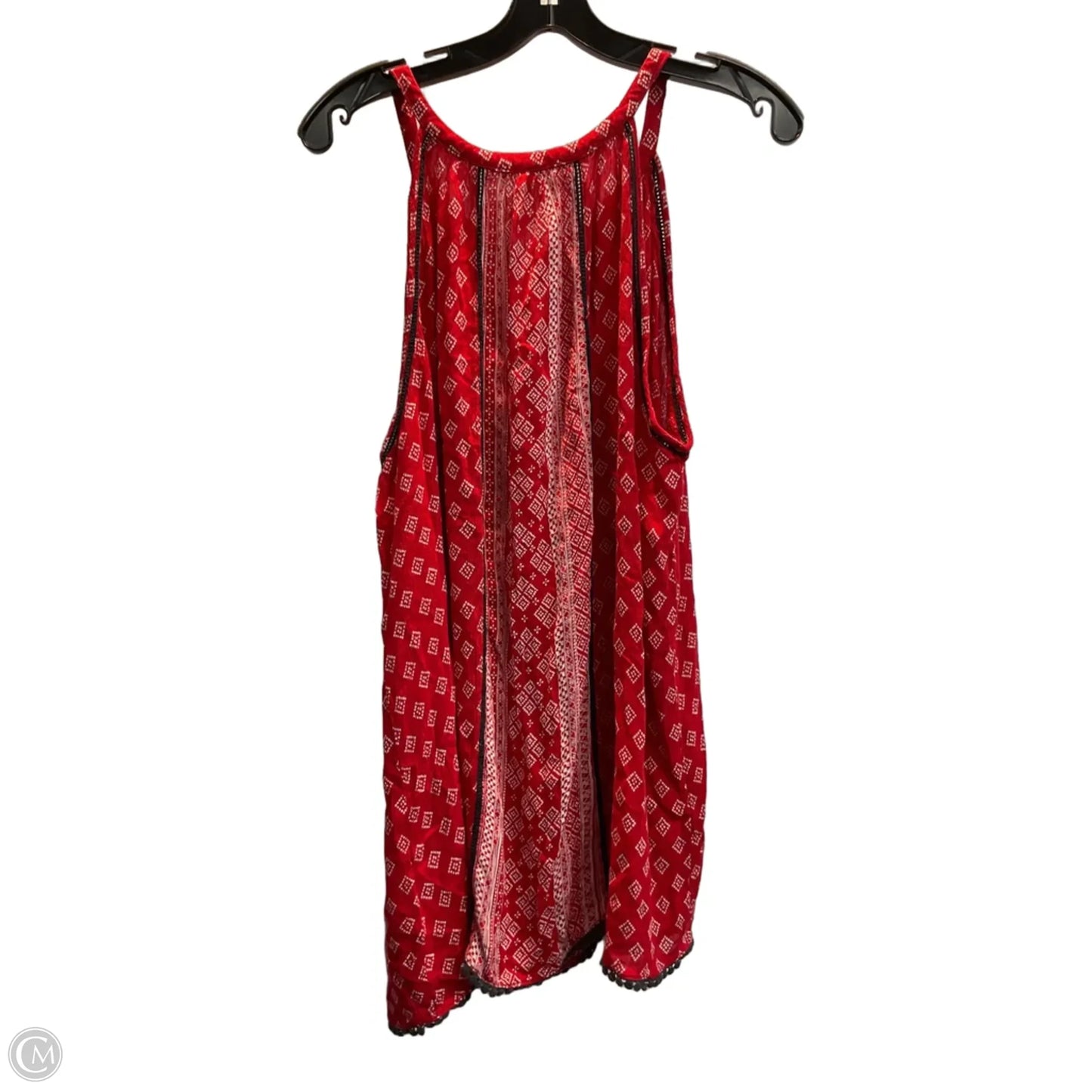 Top Sleeveless By Live 4 Truth In Red, Size: 1x