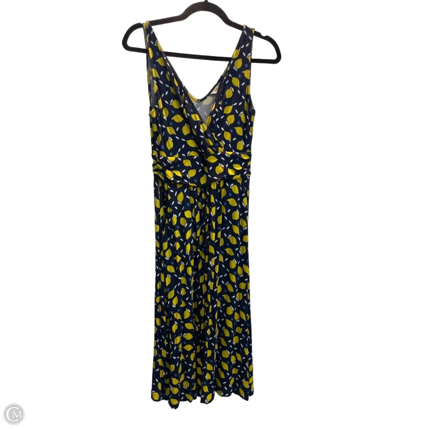 Dress Casual Short By Boden In Blue & Yellow, Size: S