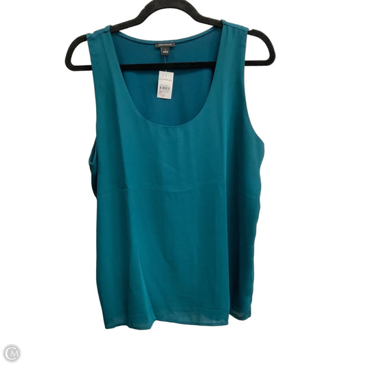 Top Sleeveless By Ann Taylor In Aqua, Size: L