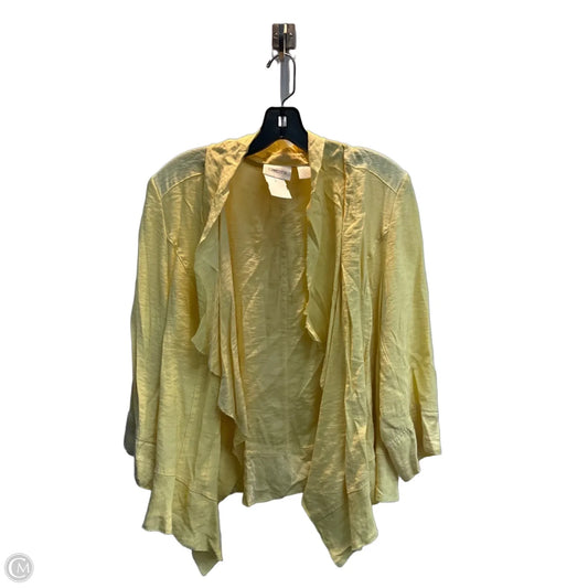 Capris By Chicos In Yellow, Size: L