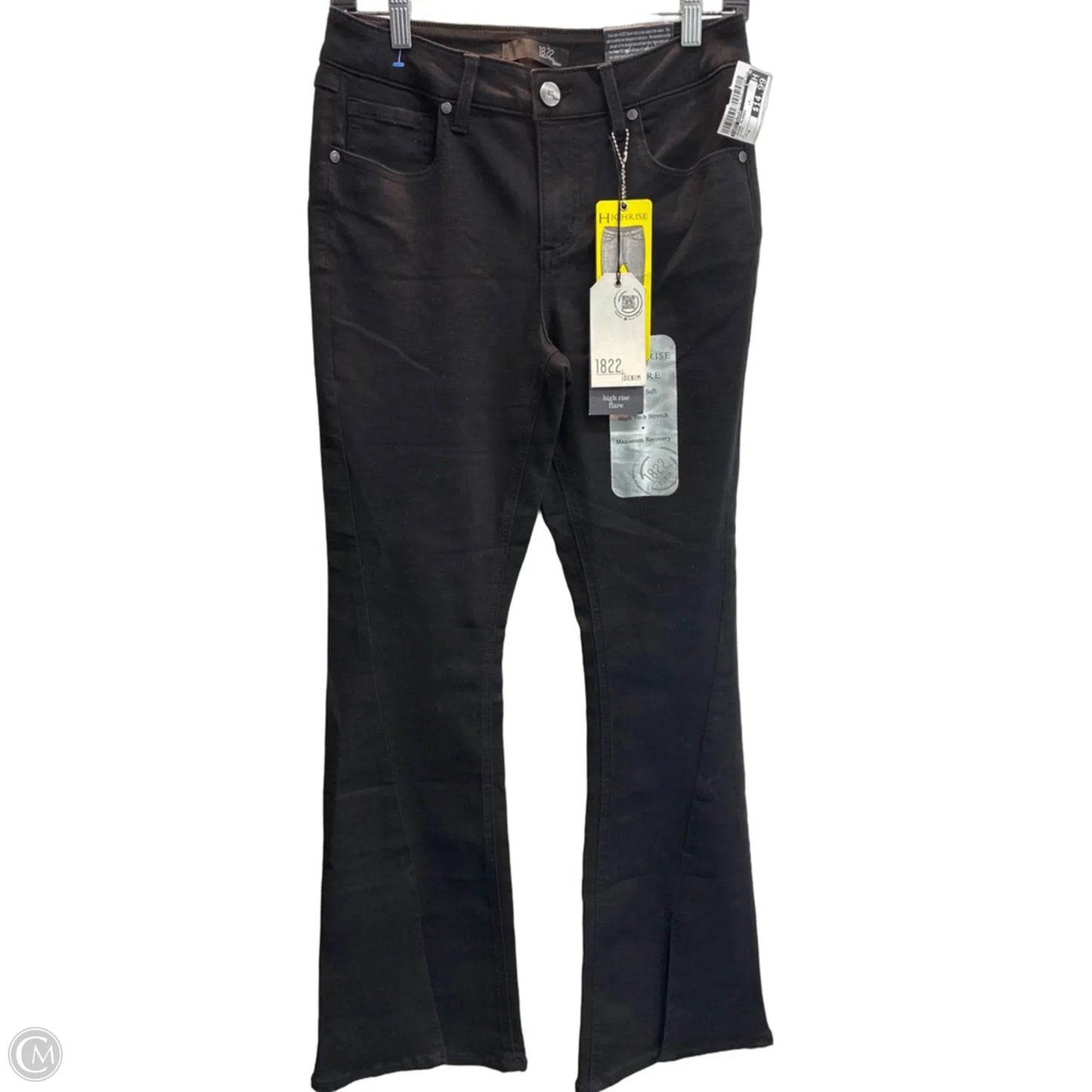 Jeans Flared By 1822 Denim In Black, Size: 8