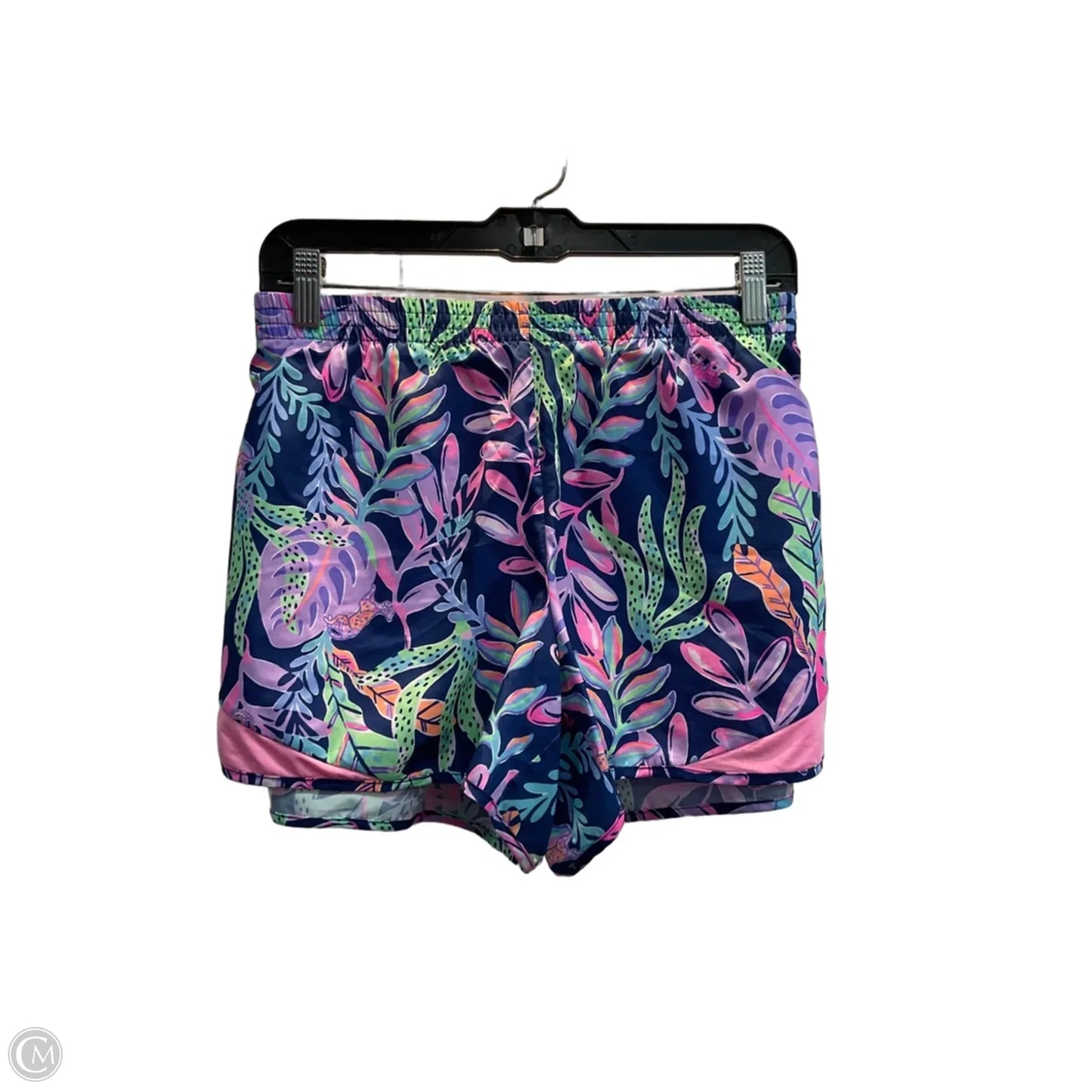 Athletic Shorts By Lilly Pulitzer In Tropical Print, Size: Xl