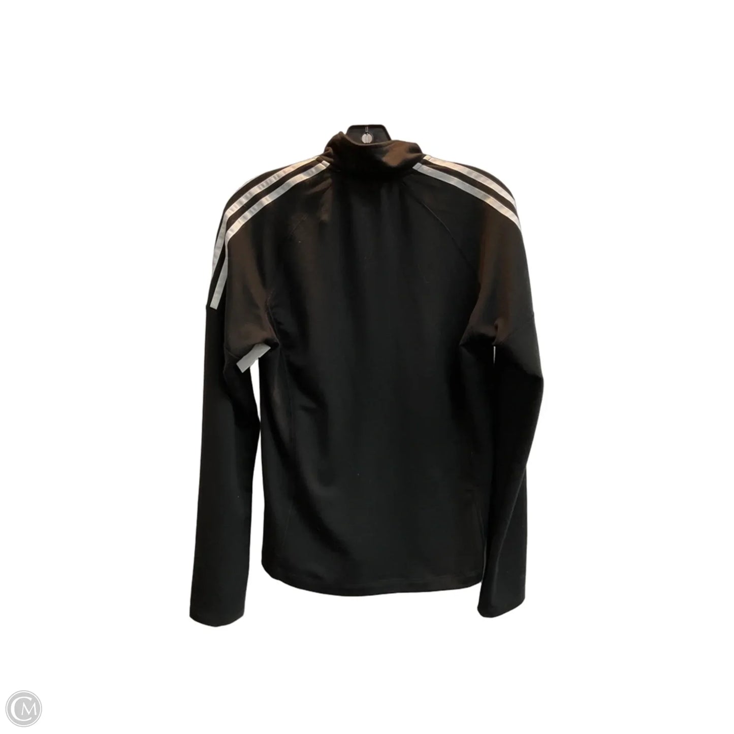 Athletic Jacket By Adidas In Black, Size: M