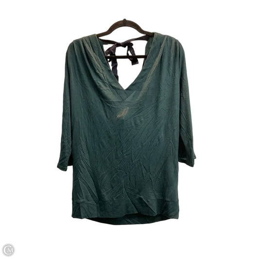 Top 3/4 Sleeve By Anthropologie In Green, Size: M