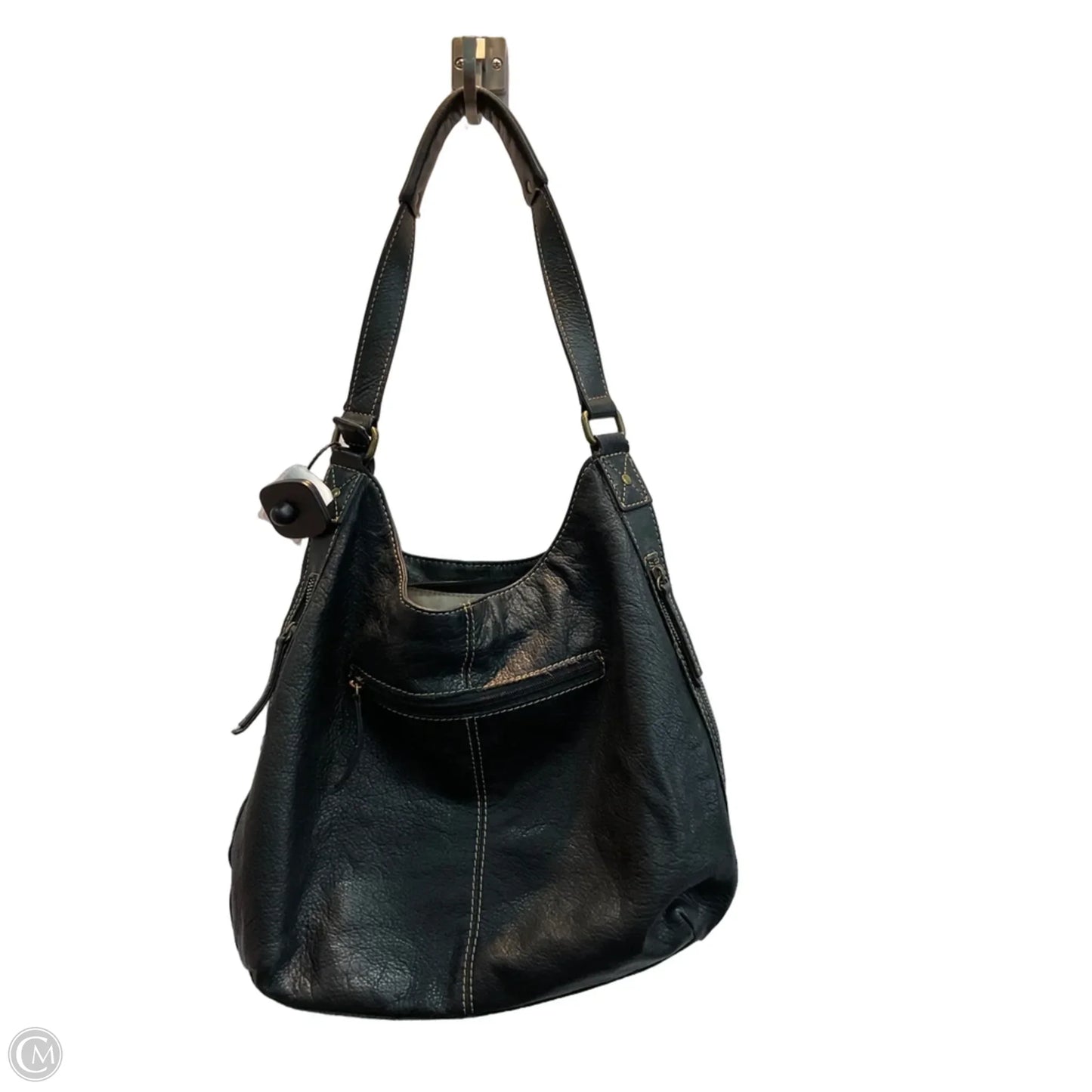 Handbag Leather By Clothes Mentor, Size: Medium