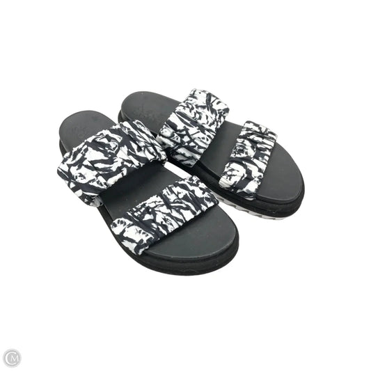 Sandals Flats By Sorel In Animal Print, Size: 6.5