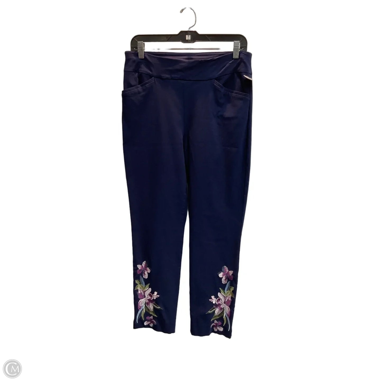 Pants Cropped By Chicos In Navy, Size: M