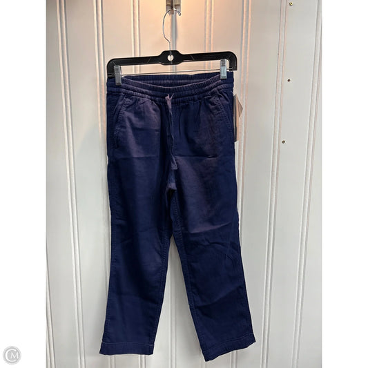 Pants Cropped By J. Crew In Navy, Size: 0p