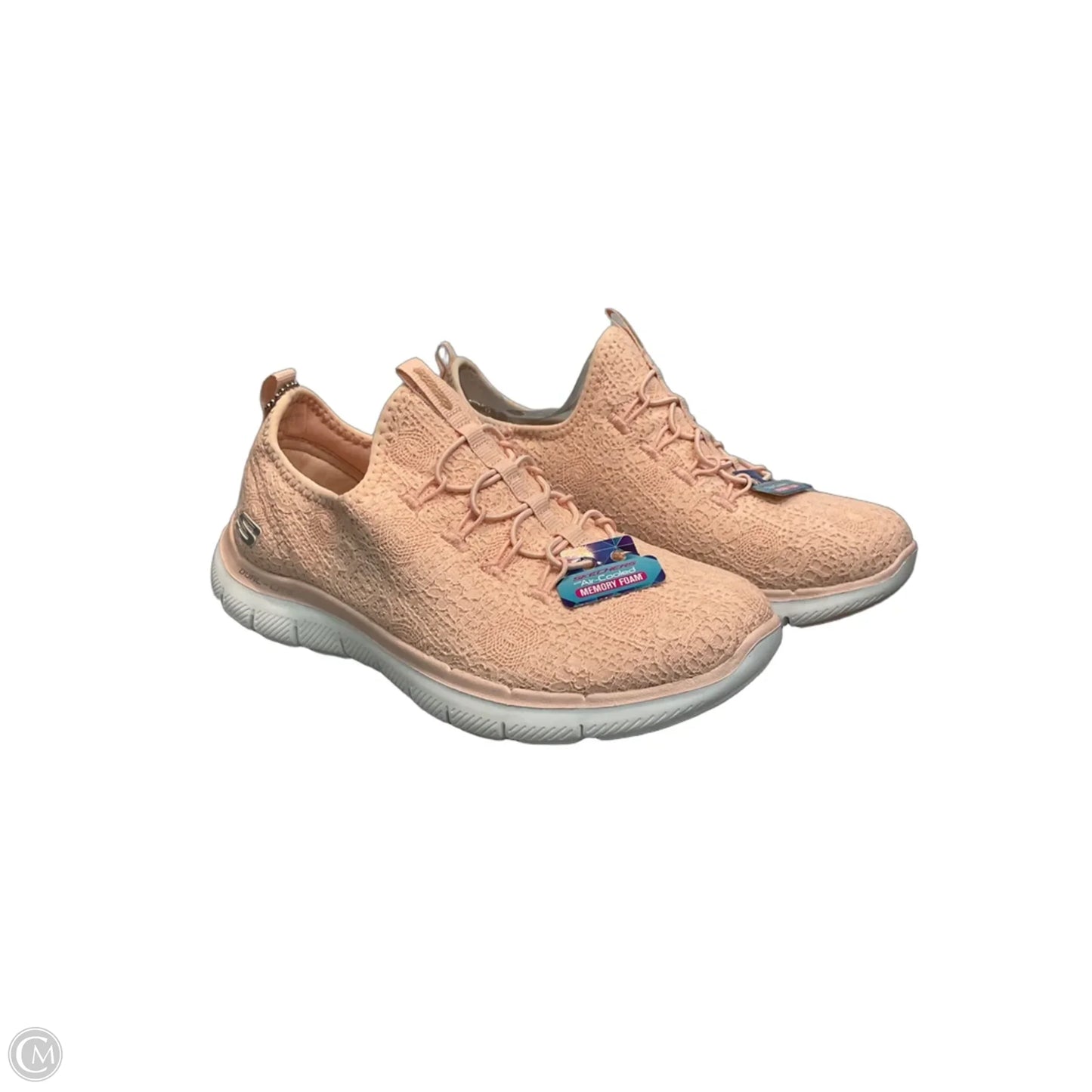 Shoes Athletic By Skechers In Peach, Size: 6.5