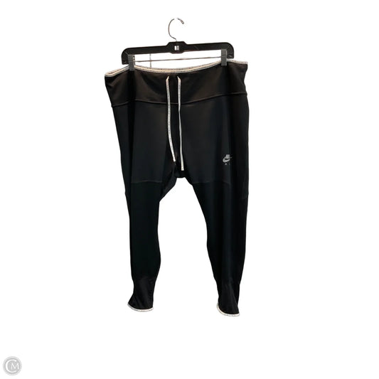 Athletic Leggings Capris By Nike In Black, Size: 3x