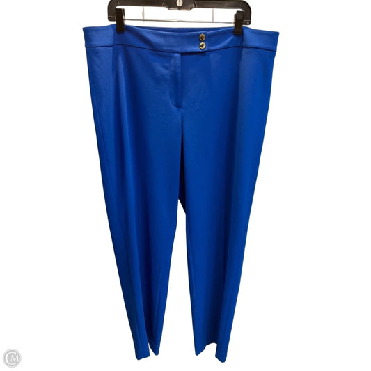 Pants Dress By Calvin Klein In Blue, Size: 14l