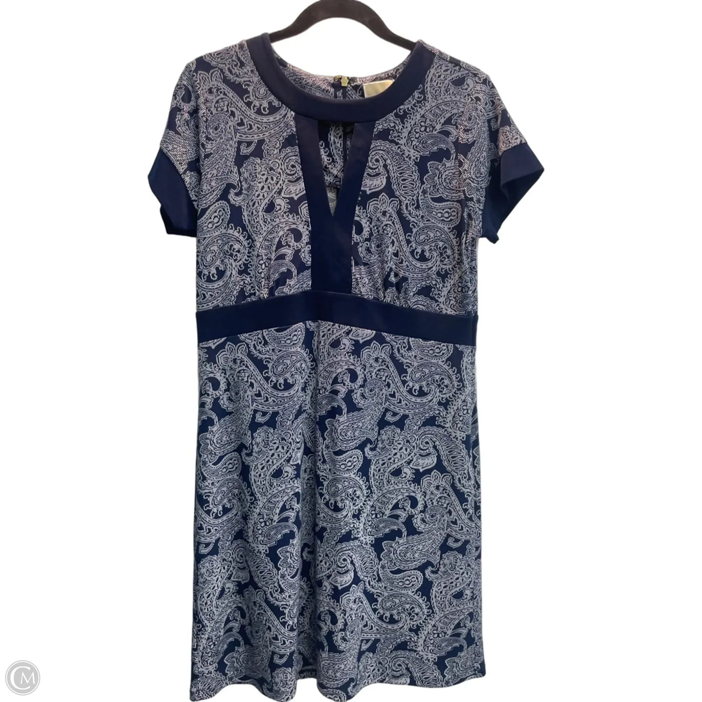 Dress Casual Midi By Michael Kors In Navy, Size: M