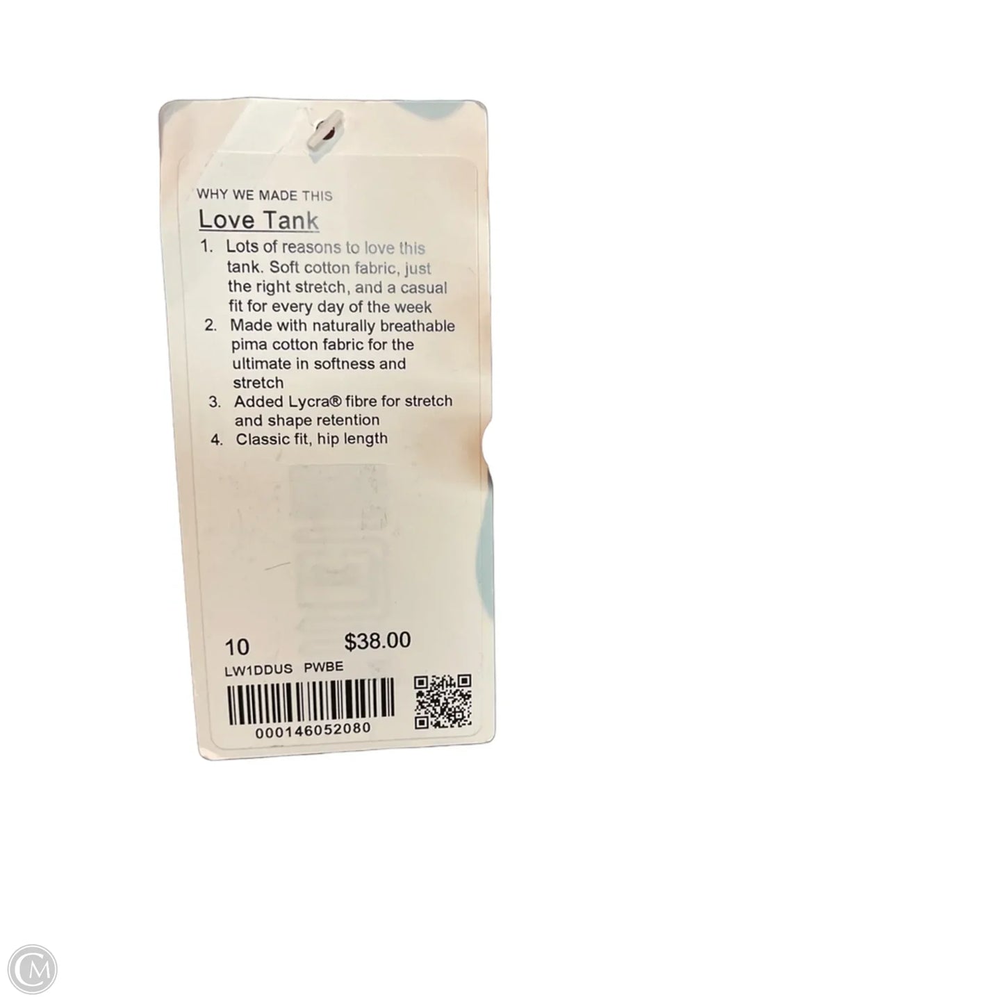 Tank Top By Lululemon In Blue, Size: L
