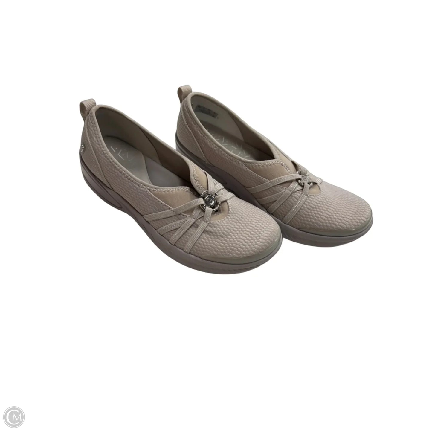 Shoes Athletic By Bzees In Grey, Size: 9
