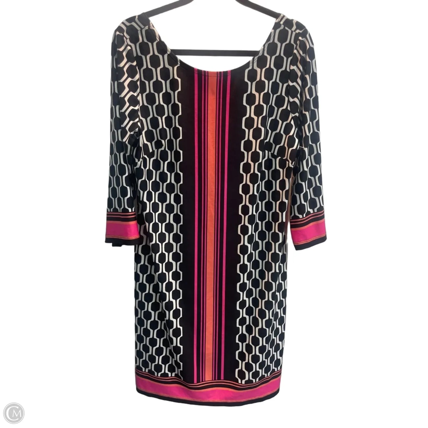 Dress Casual Midi By Ab Studio In Black, Size: L