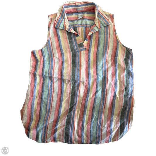 Dress Casual Midi By Chicos In Striped Pattern, Size: Xl